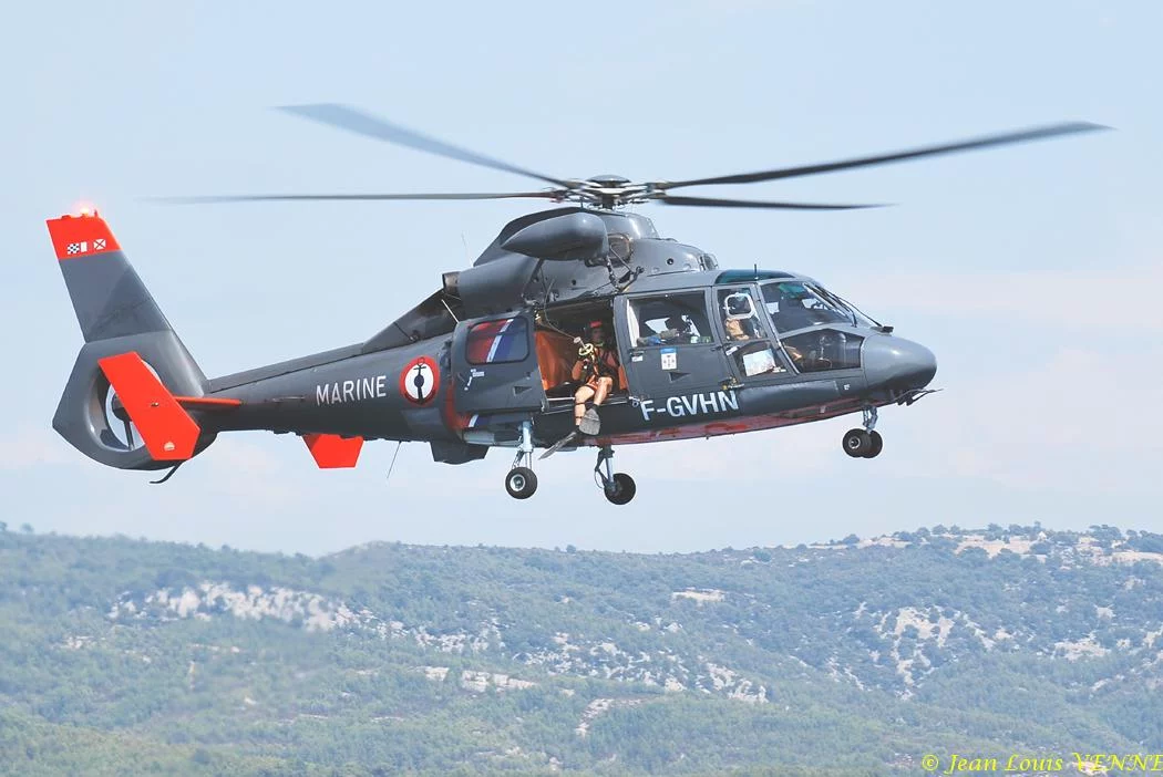 Démonstration d'hélitreuillage