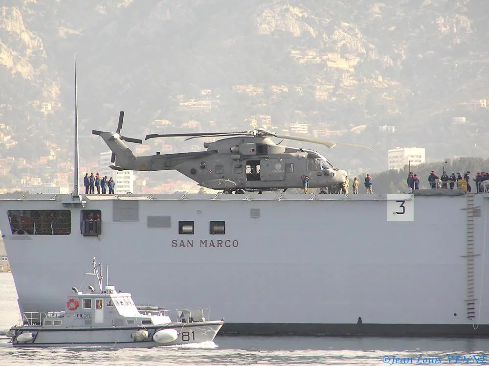 L'appareillage du San Marco