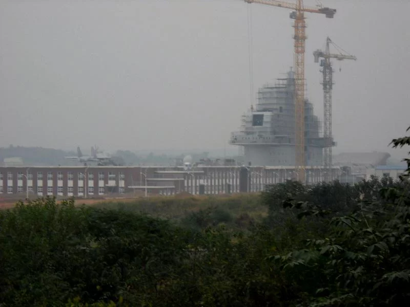 Maquette de l'îlot sur le toit de l'institut Wuhan
