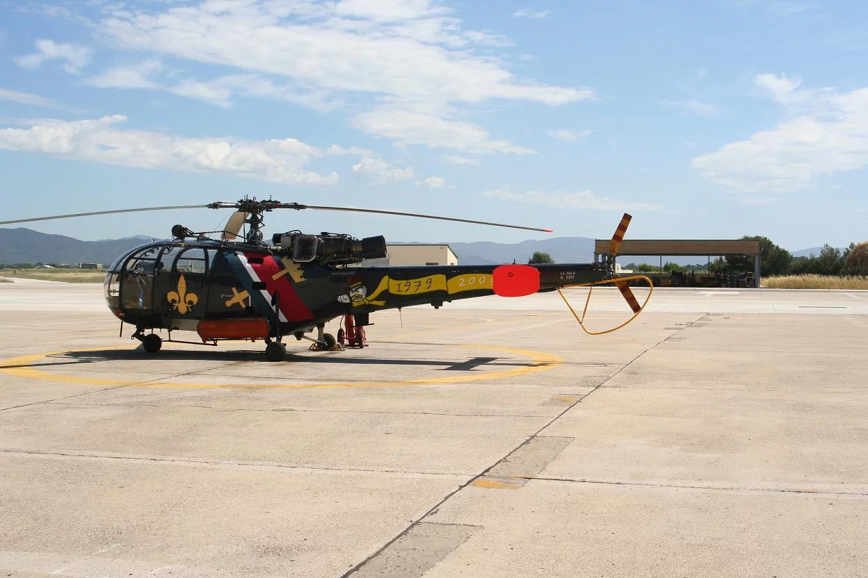 L'Alouette III redécorée