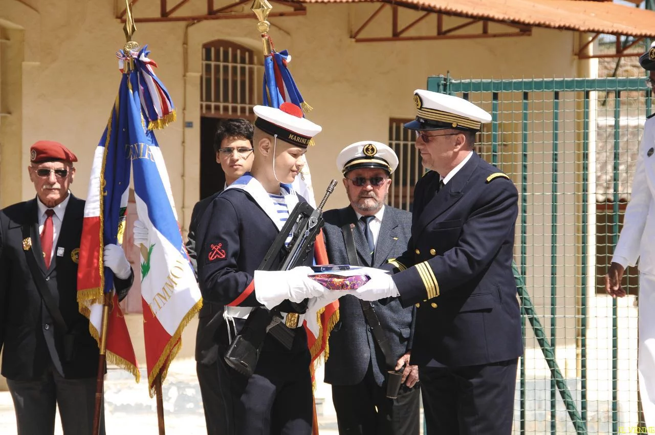 Remise des diplômes aux stagiaires de la Préparation Militaire Marine de LA SEYNE SUR MER