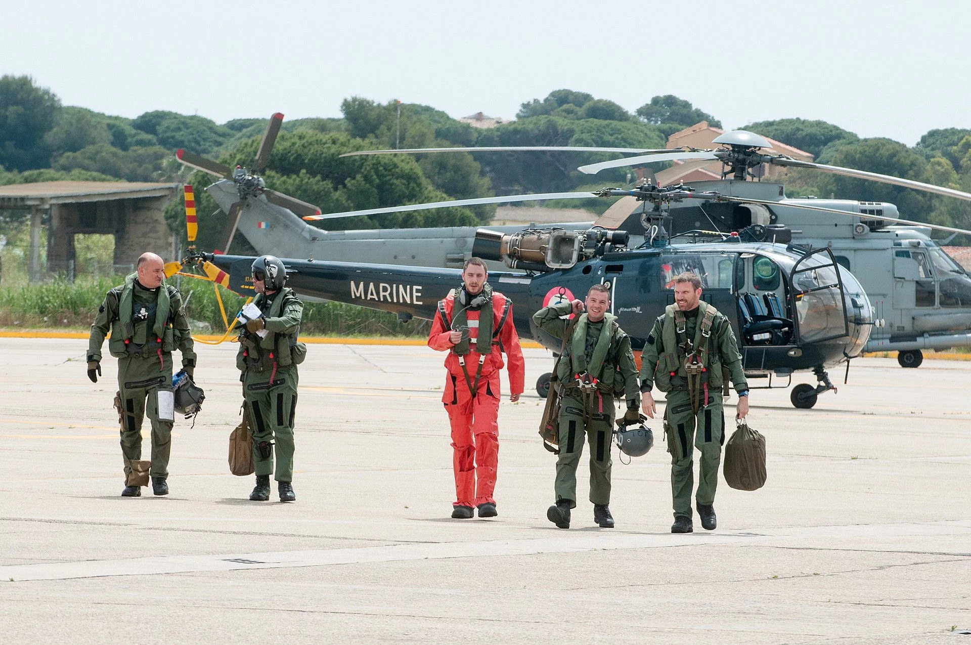 Les pilotes de la 35F