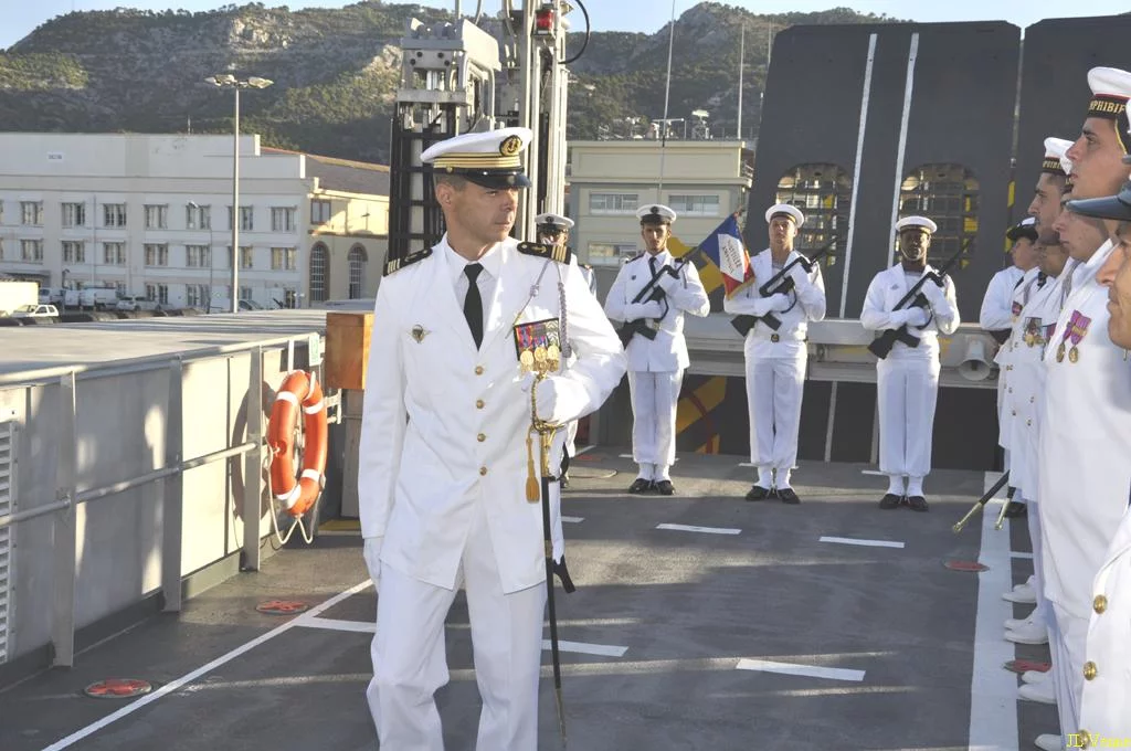 Prise de commandement de la flottille amphibie