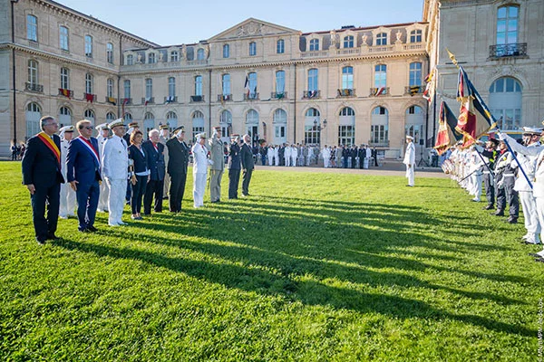Prise de commandement du bataillon de marins-pompiers de Marseille