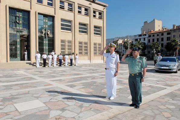 Le Général Luis Iglesias Martinez accueilli par le Commissaire général Alain Verdeaux