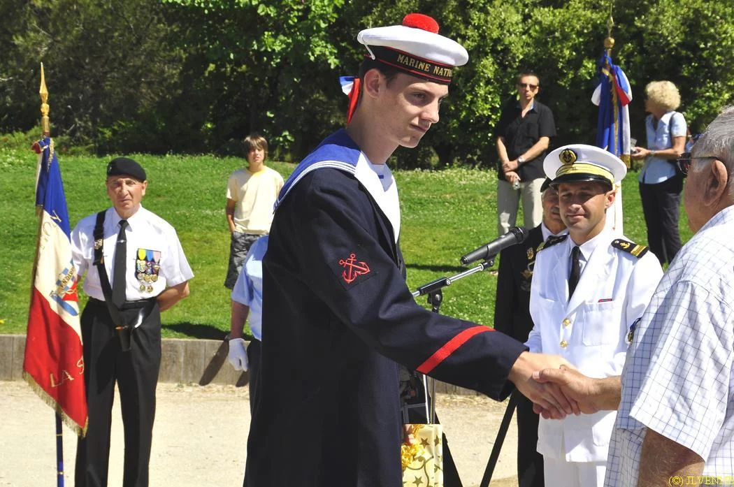 Les stagiaires de la préparation militaire marine de La Seyne-sur-mer reçoivent leur brevet