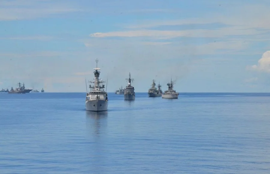 Les navires participant à l'exercice Komodo 2016