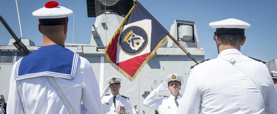 Prise de commandement de la frégate Forbin