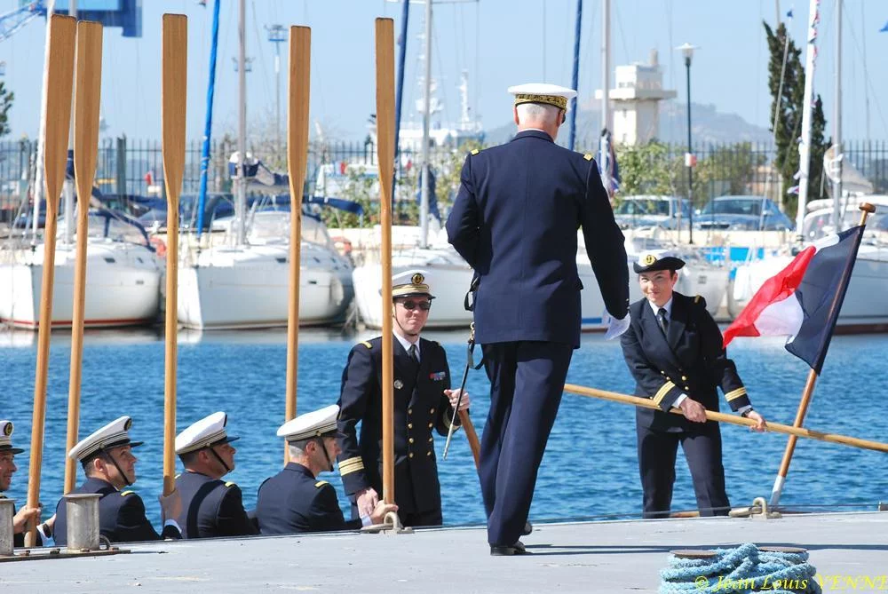 Départ de l'amiral Tandonnet
