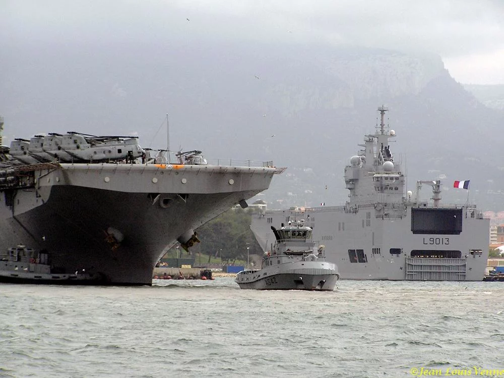 Arrivée de l'Iwo Jima