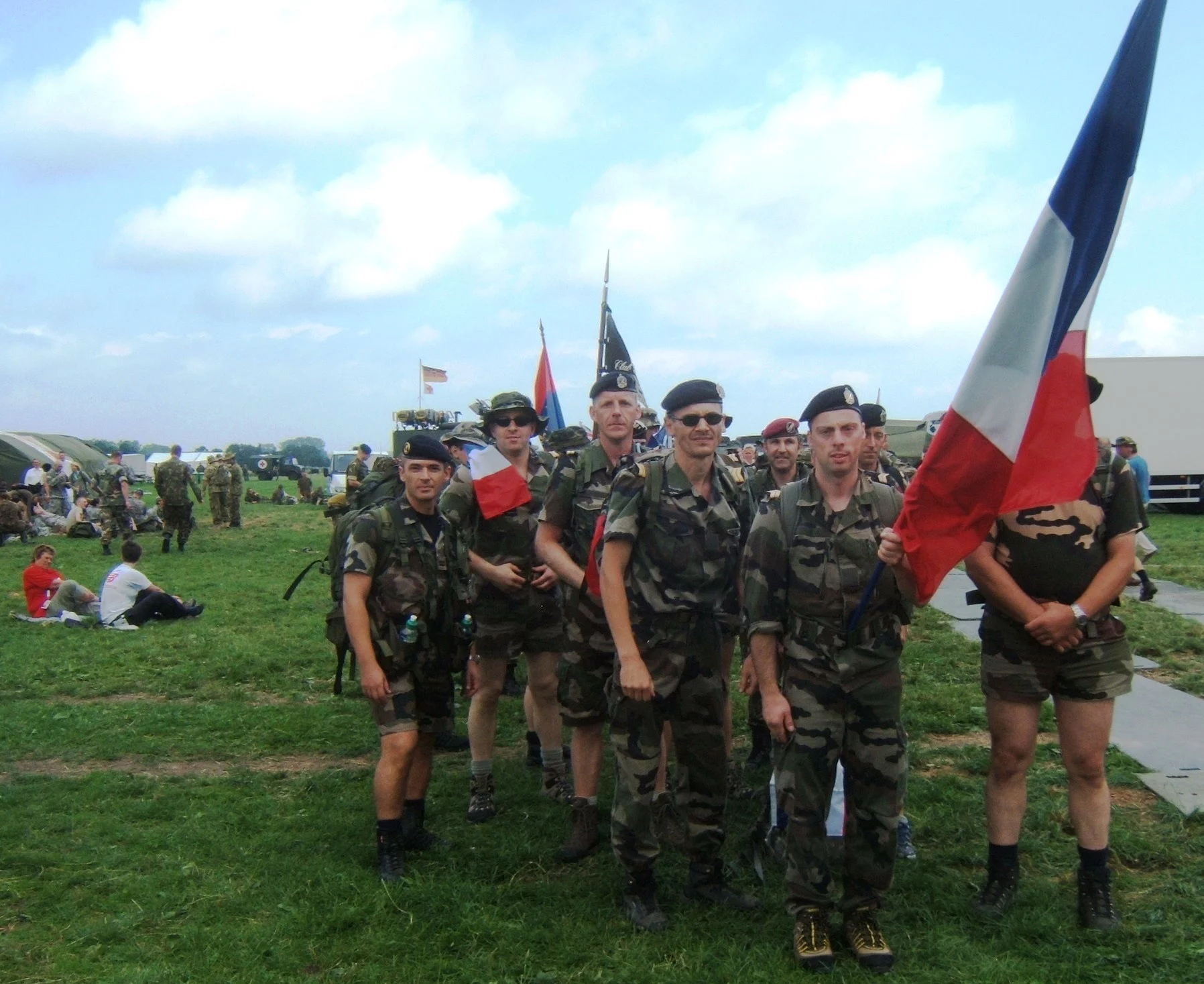 L'équipe des réservistes au départ