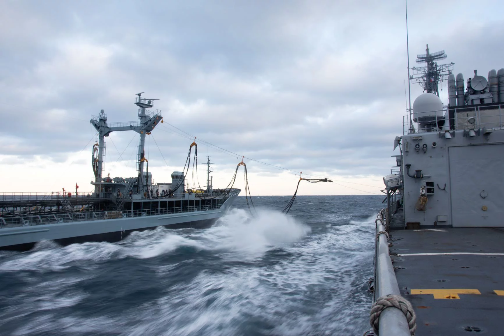 Ravitaillement à la mer