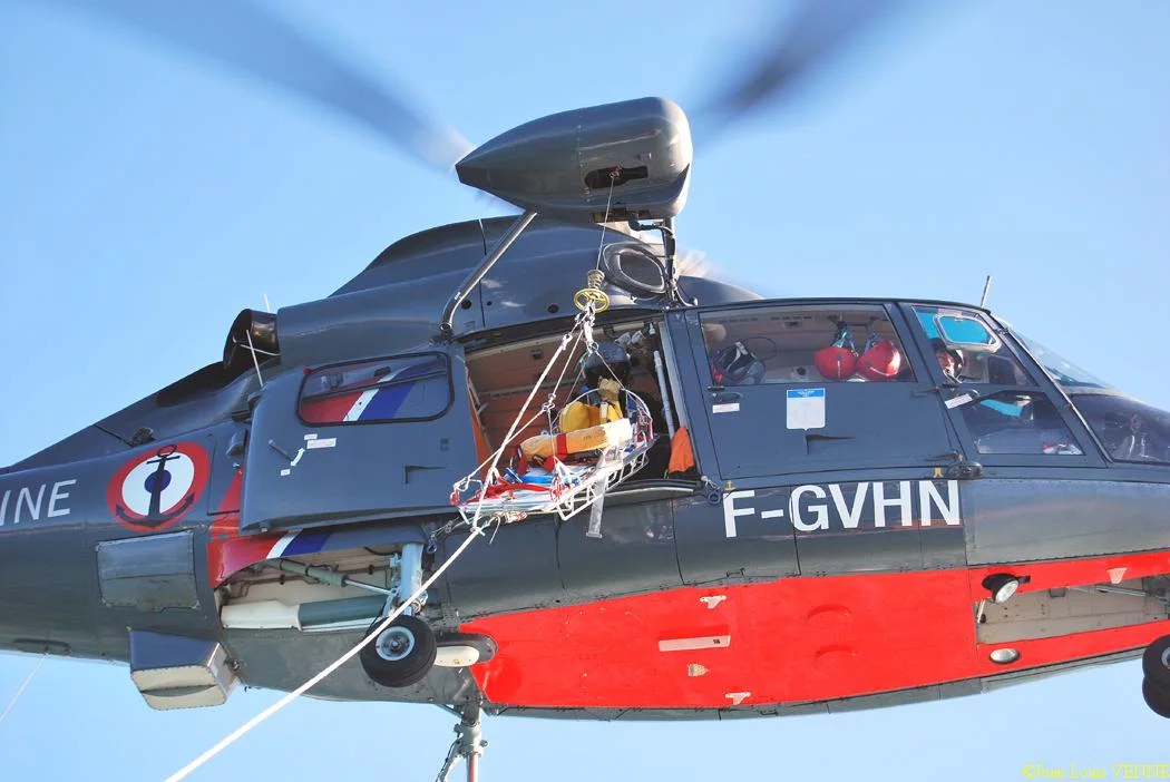 L'hélicoptère Dauphin de service public