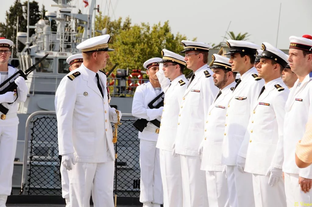 Prise de commandement de la frégate Jean Bart