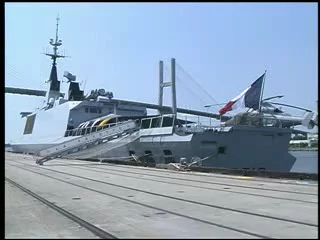 La frégate La Fayette Ã  Savannah