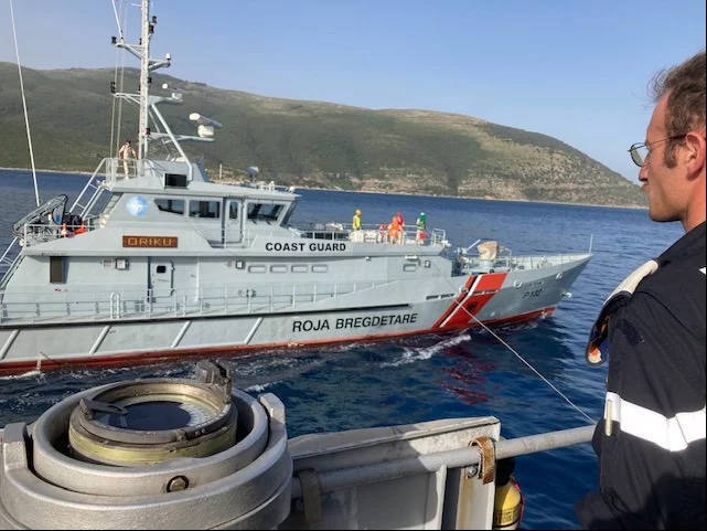 Le patrouilleur albanais Oriku