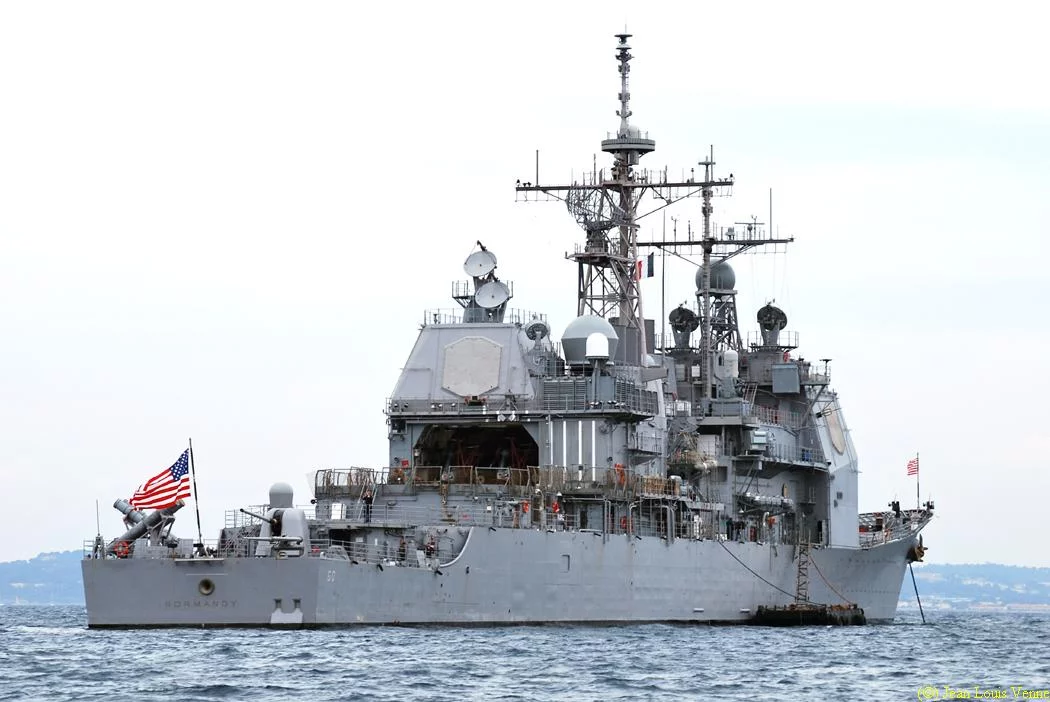 Le croiseur américain Normandy