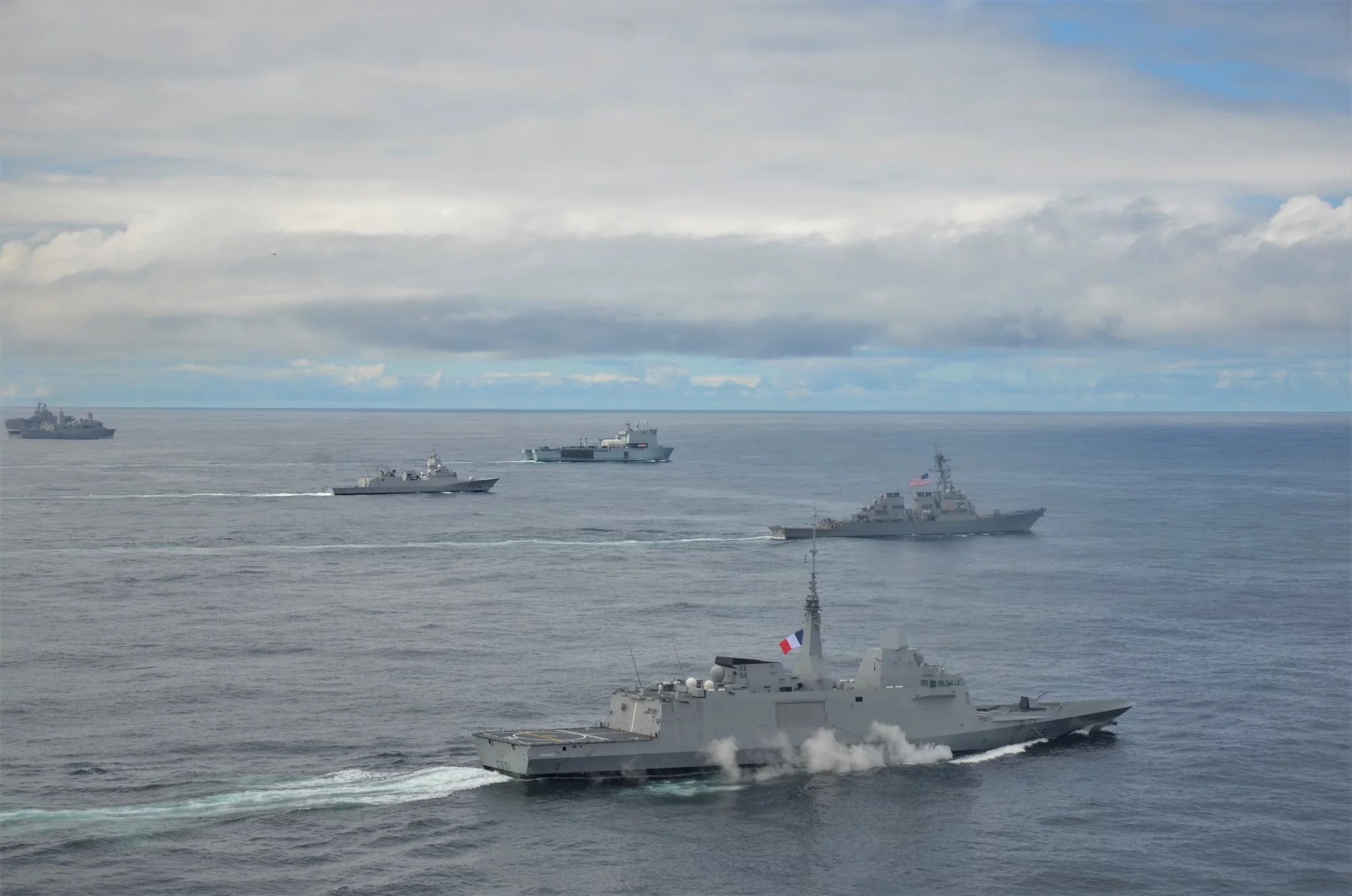 La frégate Normandie durant l’exercice RAGNAR VIKING