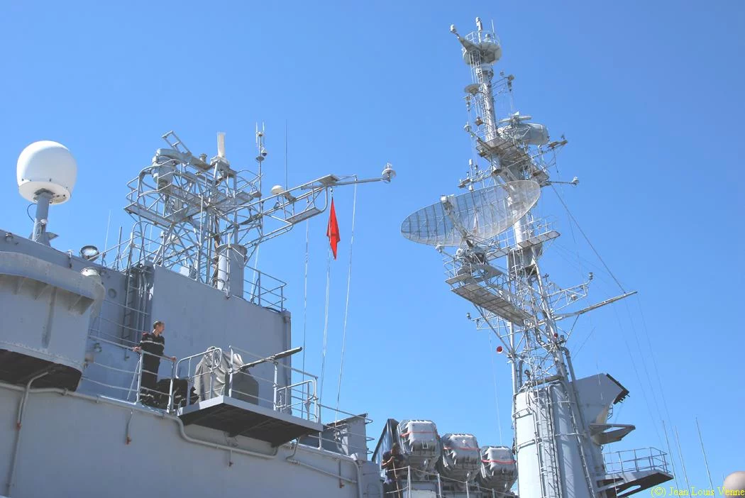 Le mât et les antennes