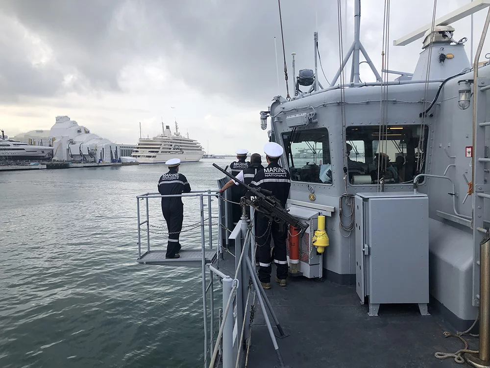 L’Orion appareille de Barcelone