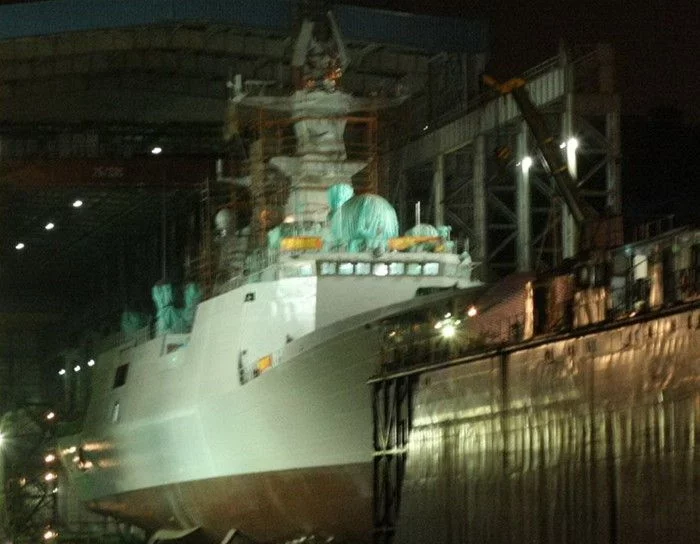 Une frégate chinoise type 054A