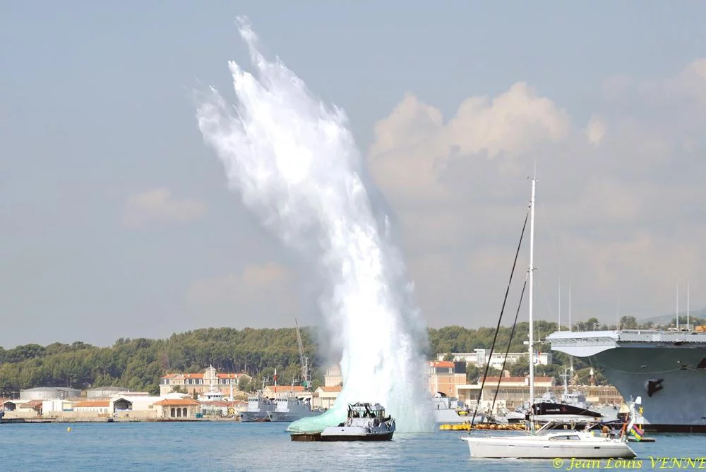 Essais des catapultes du Charles de Gaulle