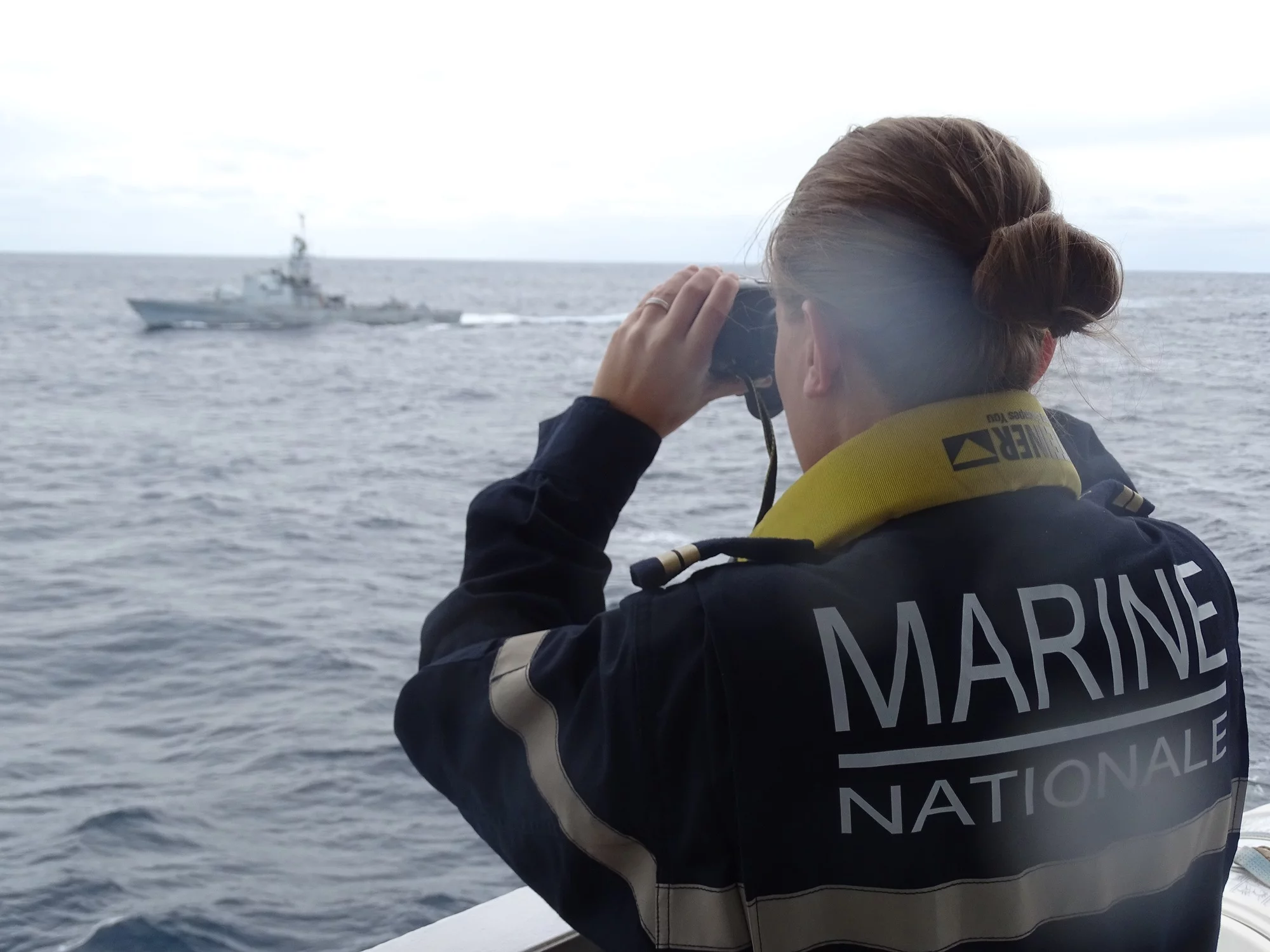 Le patrouilleur océanique Galeshewe de la marine sud-africaine