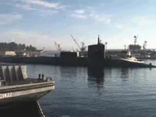 Départ de l'USS Ohio