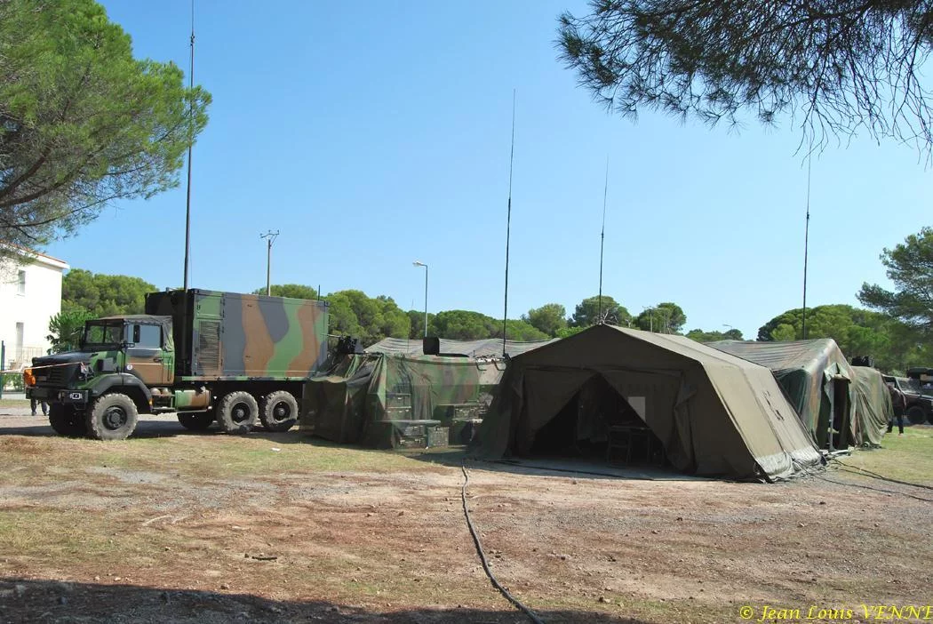 Campement sur la plage