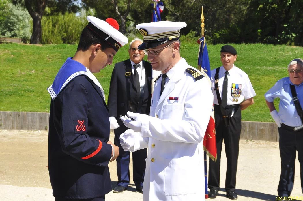 Les stagiaires de la préparation militaire marine de La Seyne-sur-mer reçoivent leur brevet