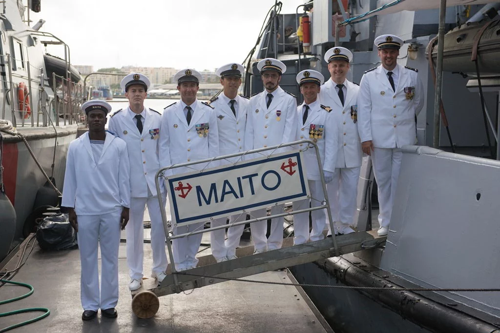 Changement de commandant à bord du Maïto