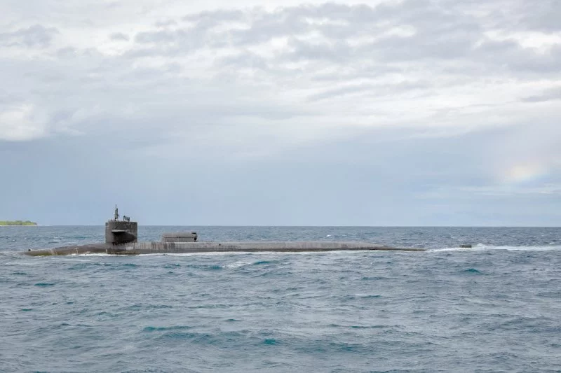 Le sous-marin nucléaire lanceur de missiles de croisière USS Florida