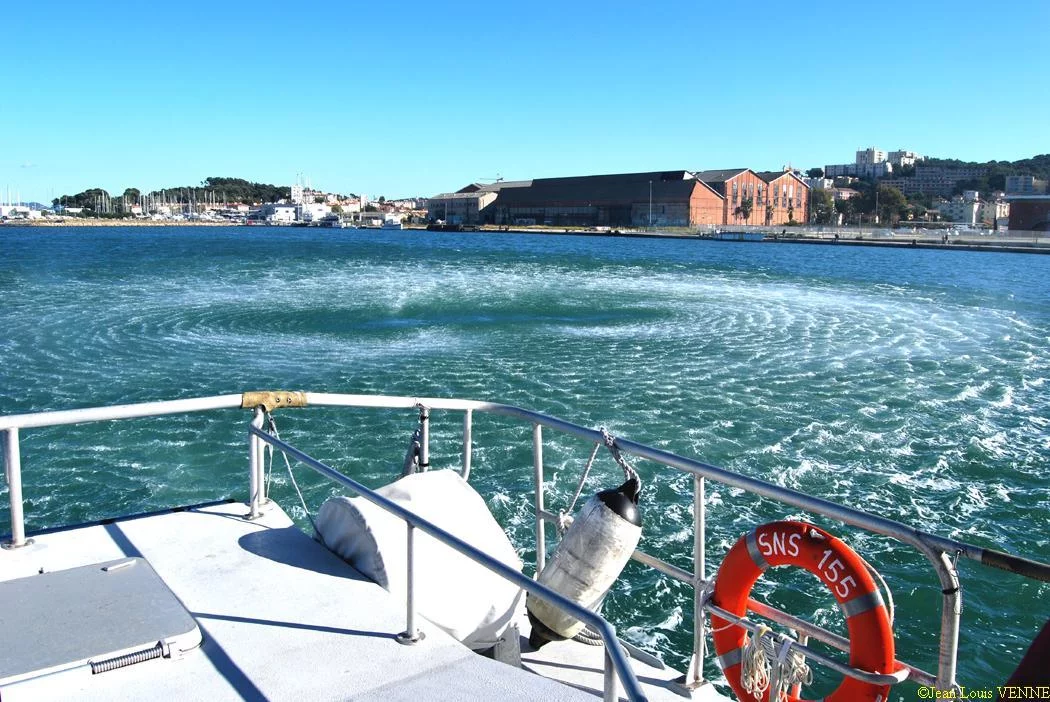 Le souffle de l'hélicoptère