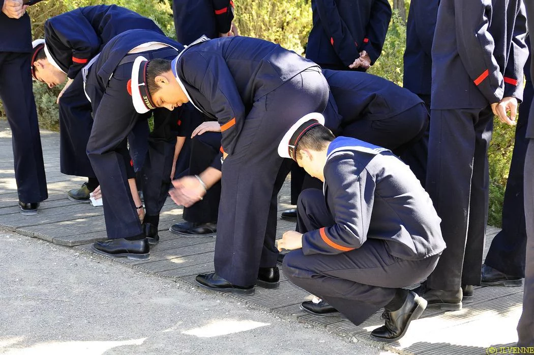 Les stagiaires de la préparation militaire marine de La Seyne-sur-mer reçoivent leur brevet