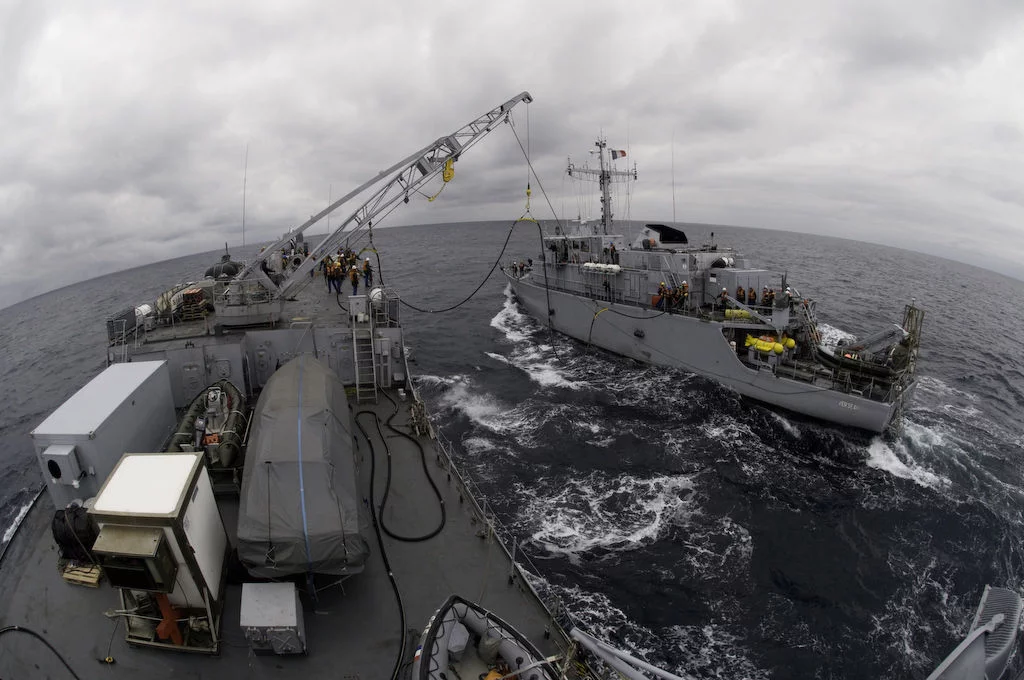 Ravitaillement à la mer entre la Loire et le Verseau