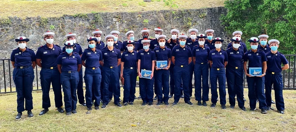 Les 26 stagiaires de la PMM « Victor Schœlcher » de Fort-de-France