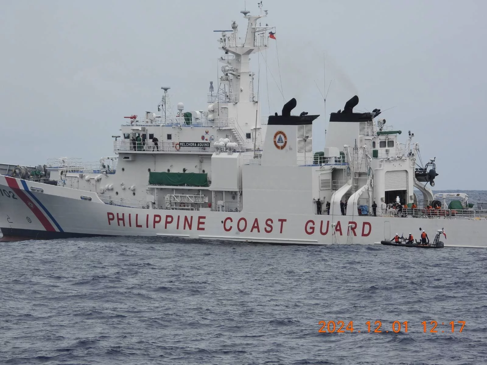 Le patrouilleur BRP Melchora Aquino des gardes-côtes des Philippines
