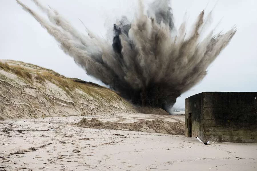 Opération de déminage à Merlimont