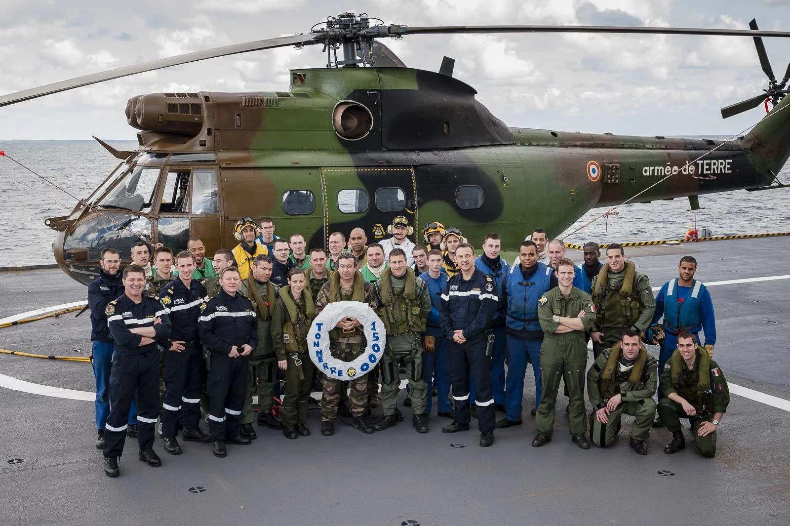 15 000ème appontage sur le BPC Tonnerre !