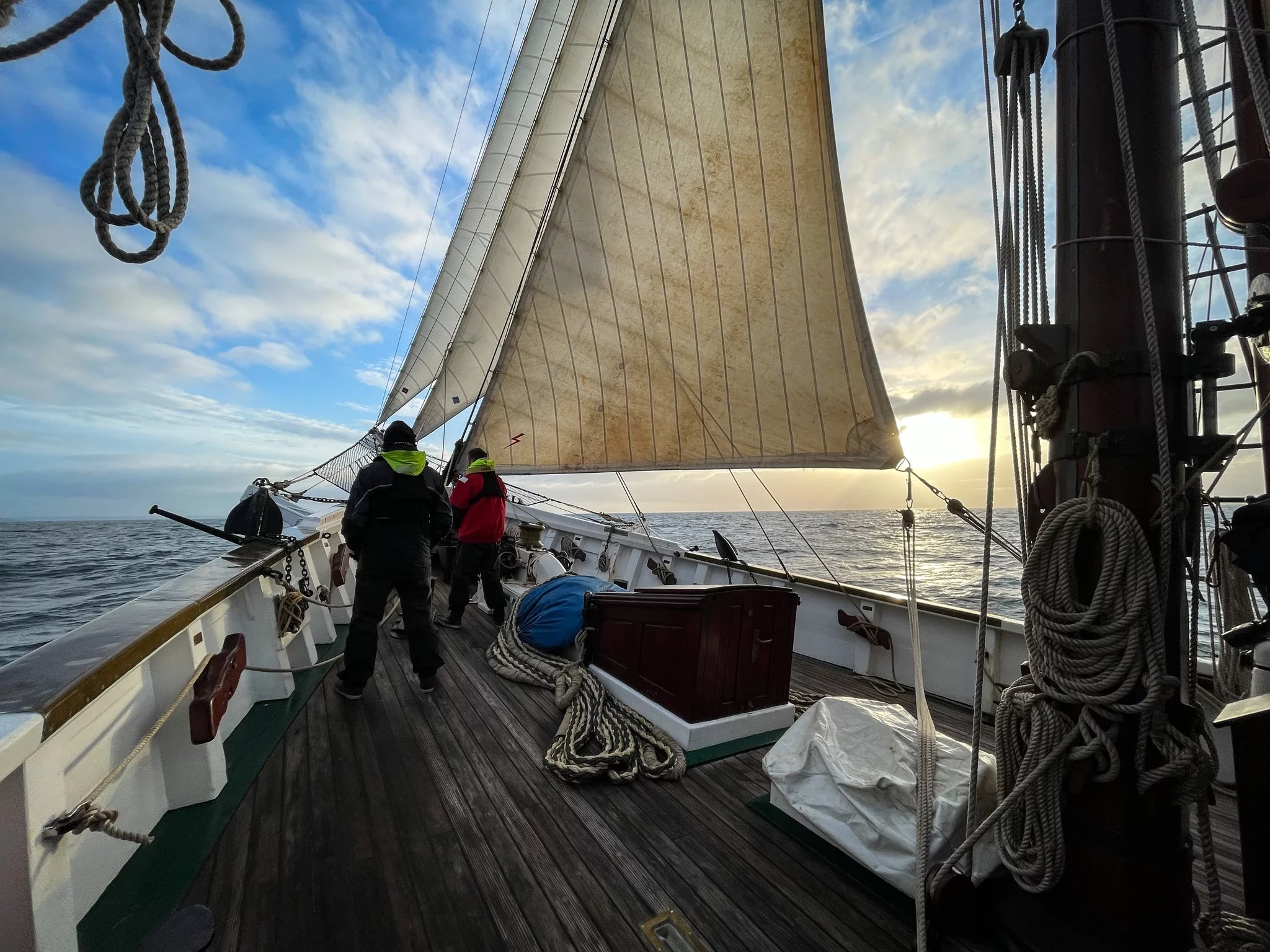 La goélette Belle Poule sous voile