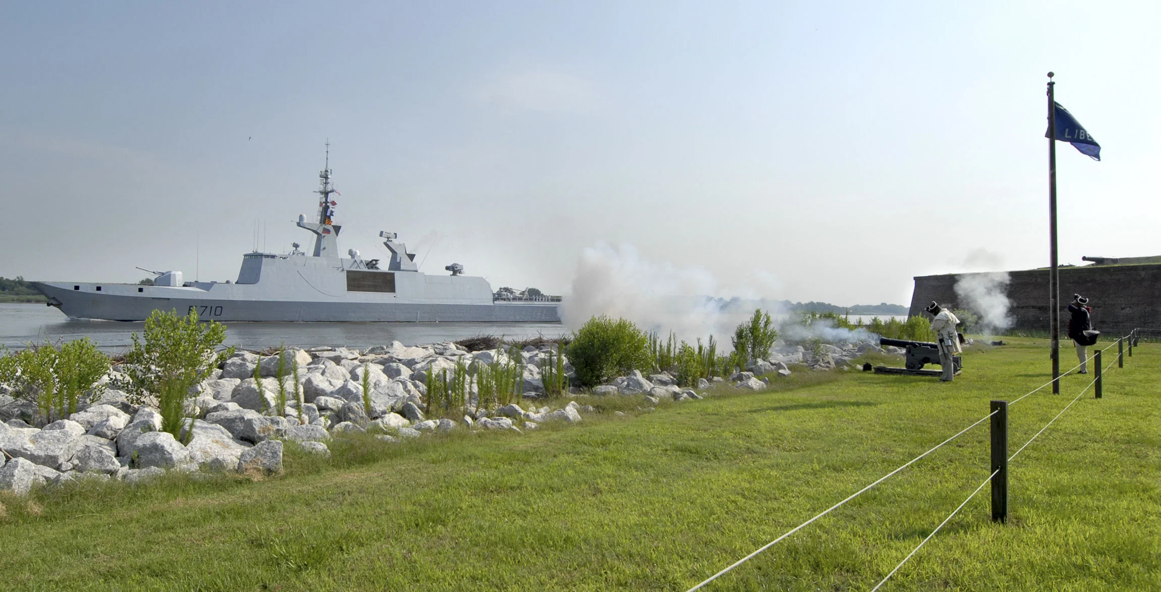 Le La Fayette arrive Ã  Savannah