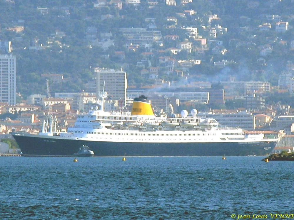 Le paquebot Saga Rose à Toulon