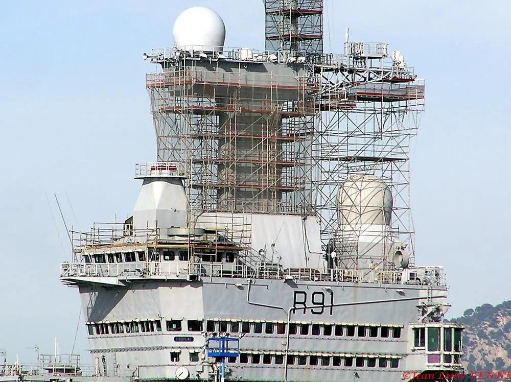 Les superstructures du Charles de Gaulle