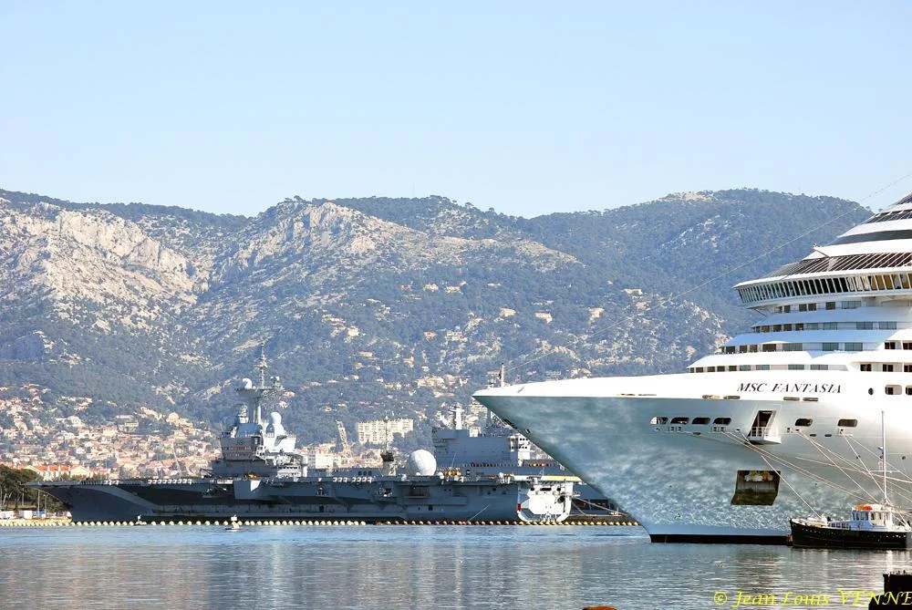 Escale surprise du MSC Fantasia à La Seyne sur Mer