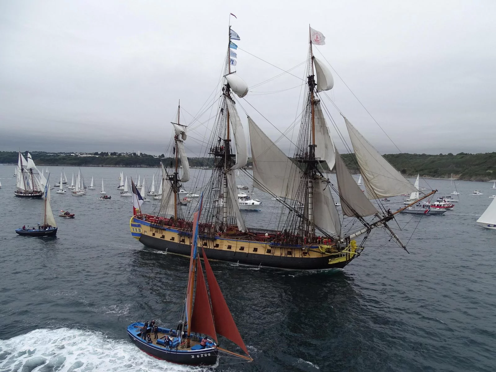 La Belle Poule fête le retour de l’Hermione