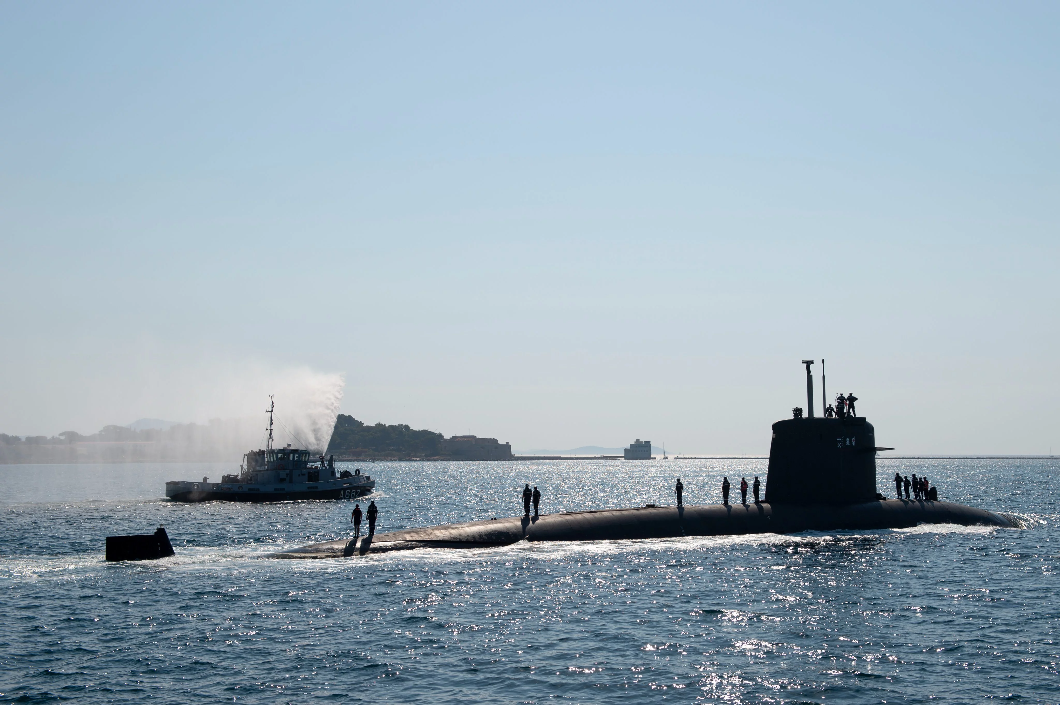 Dernier appareillage du sous-marin Casabianca