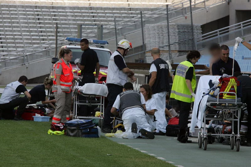 Intervention des marins-pompiers de Marseille