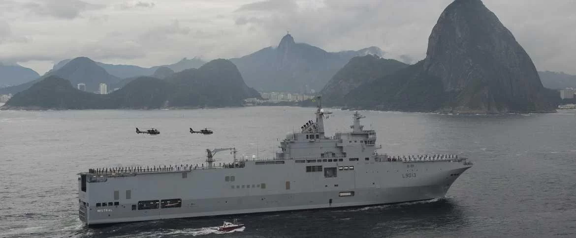 Le BPC Mistral à Rio de Janeiro