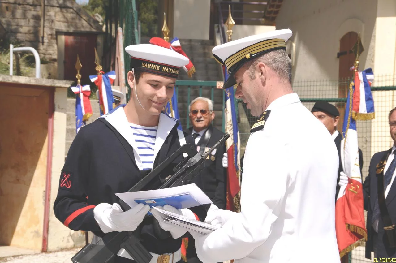 Remise des diplômes aux stagiaires de la Préparation Militaire Marine de LA SEYNE SUR MER