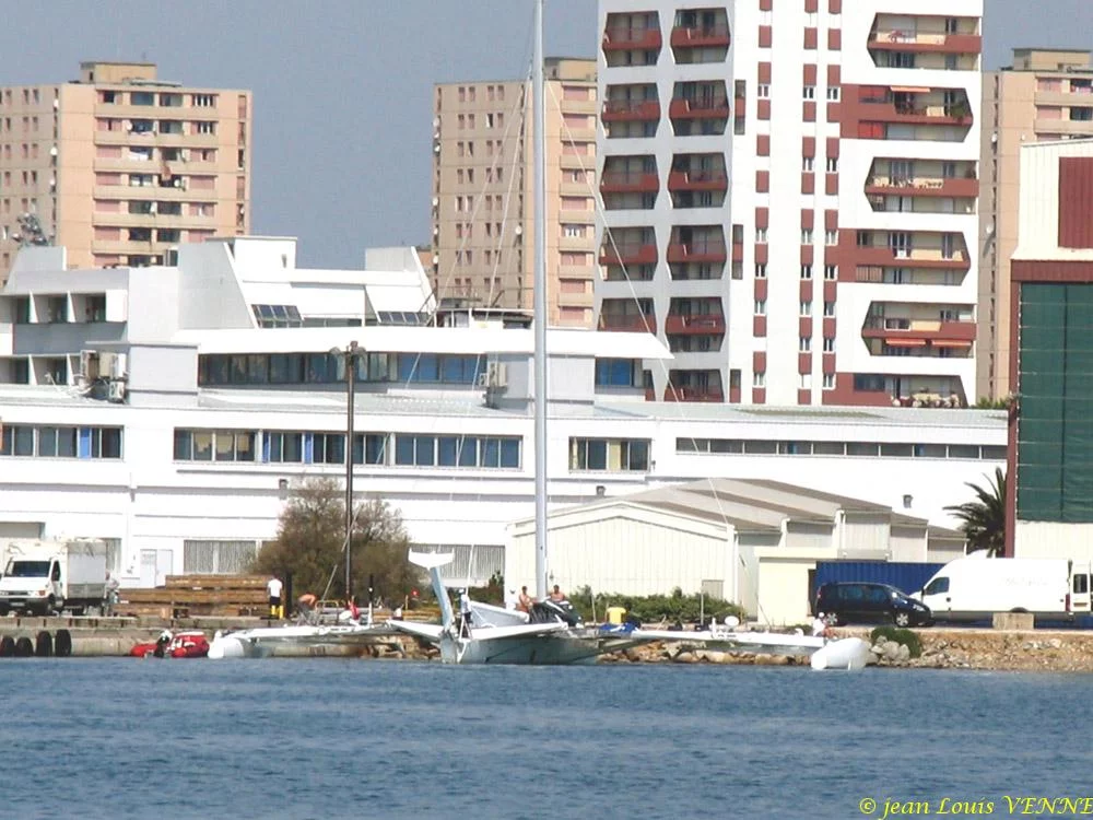Premières images de l’Hydroptère